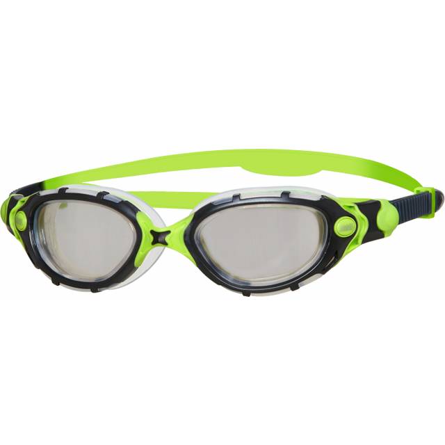 Zoggs Predator Flex Goggle, UV-skydd simglasögon, röd/svart/rökpolariserad, liten