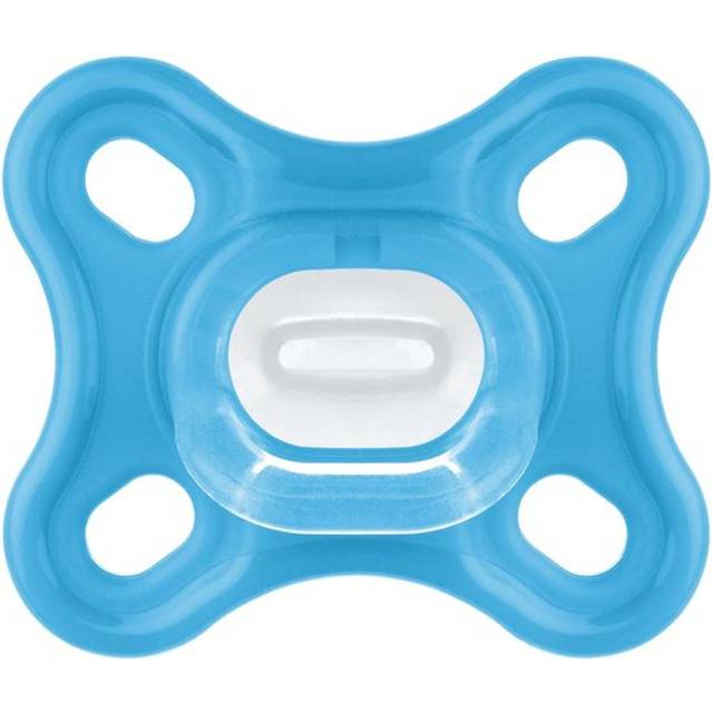 MAM Comfort Newborn Napp 0+ Månader Silikon Blå 1 st