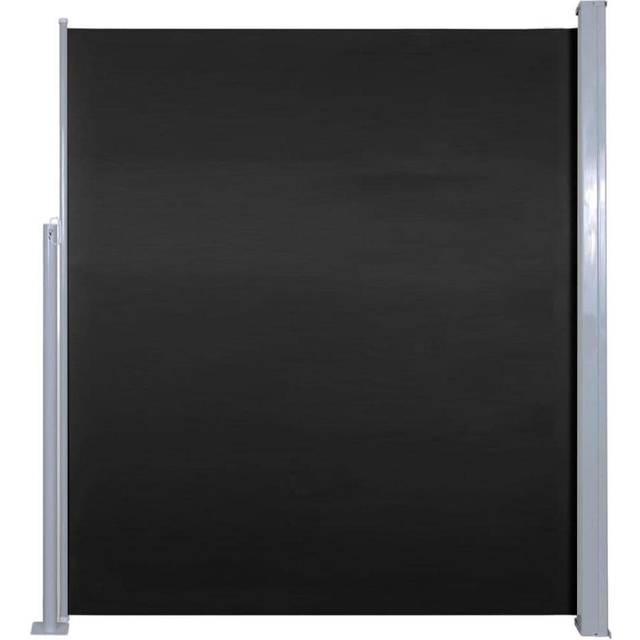 Infällbar sidomarkis 160 x 500 cm grå