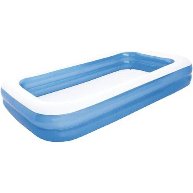 Bestway 1.5 ft x 10 ft x 6 ft Plastic Inflatable Pool - White