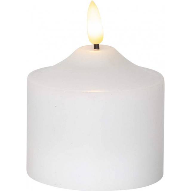 Blockljus LED Flamme Ø75 mm  H=95 mm Star Trading