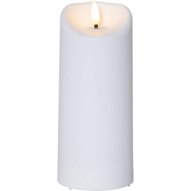 Star Trading LED Blockljus Flamme Vit (18cm)