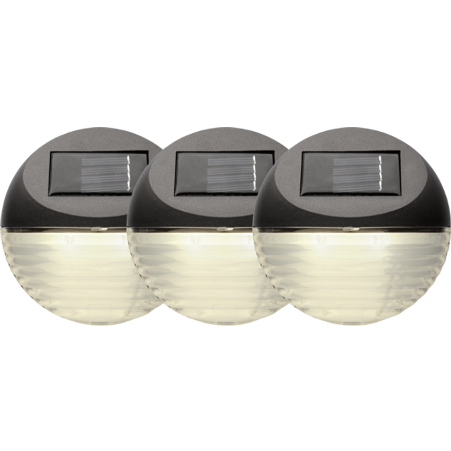 Solcellslampa Fency LED 3-pack