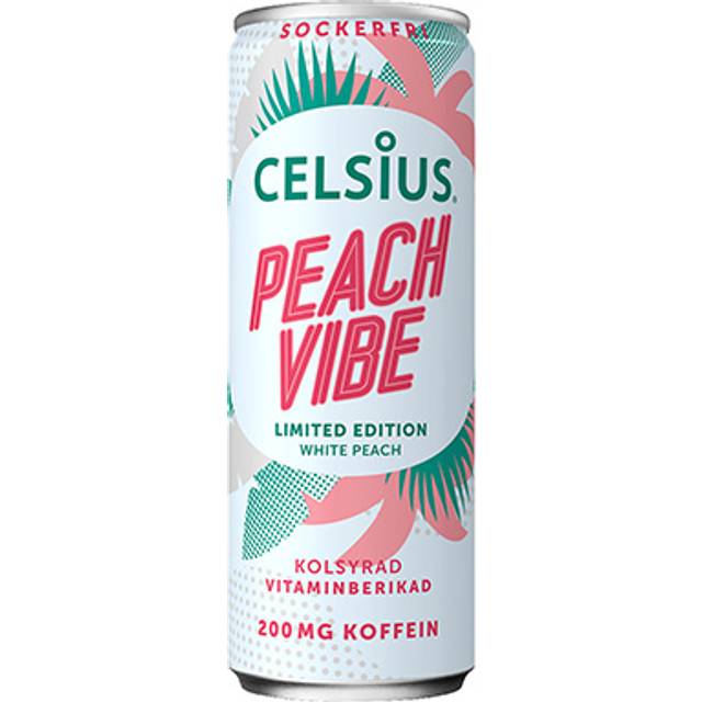 Celsius Peach Vibe Energidryck 35,5 cl