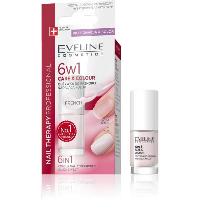 Eveline Nail Therapy Care & Colour 6In1 Colorfull Nail Conditioner French