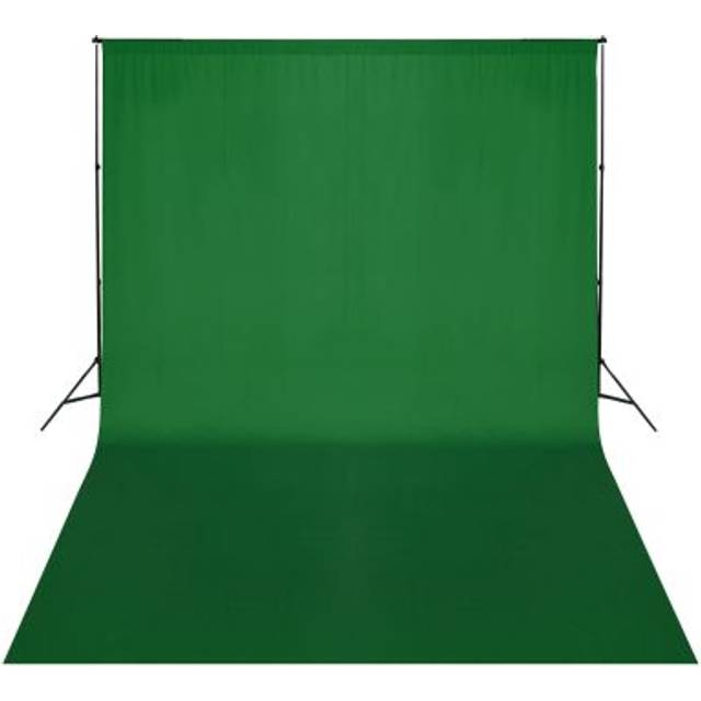 vidaXL Backdrop Support System 500 x 300 cm Green