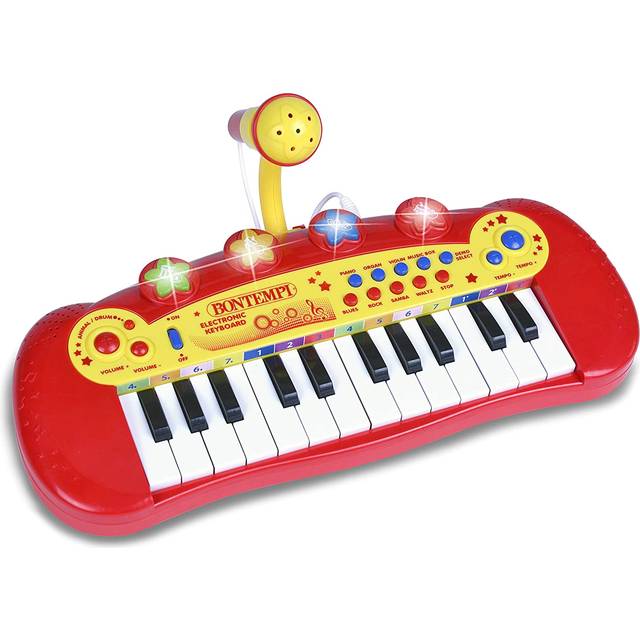Bontempi elektroniskt tangentbord med mikrofon