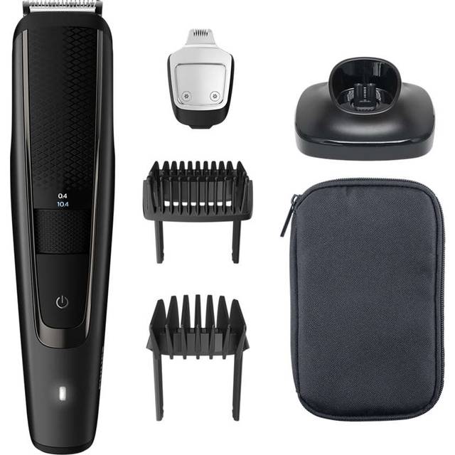 Philips Philip Series 5000 Beard &amp; Stubble Trimmer with 40 Length Settings &amp; Precision Trimmer - BT5515/13, One Colour, Men
