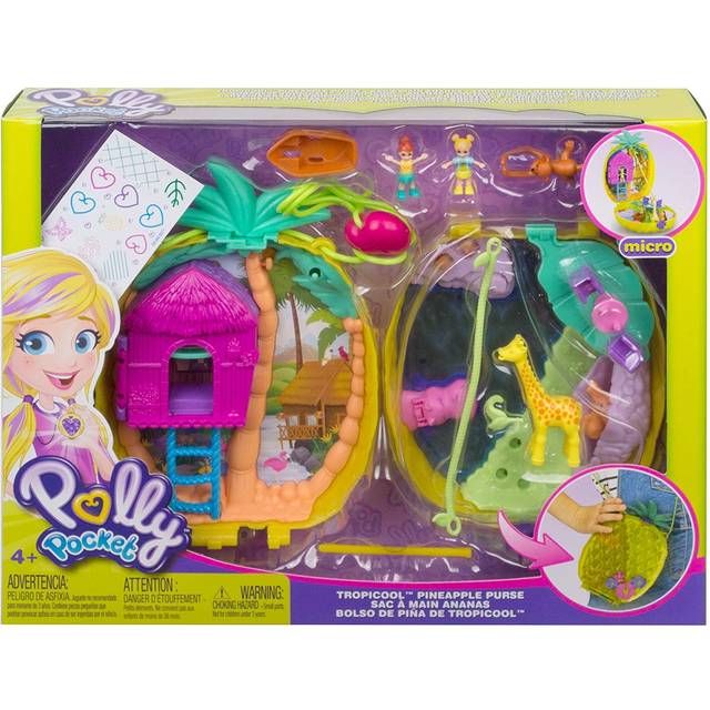 Polly Pocket Polly & Lila Pineapple Safari Purse