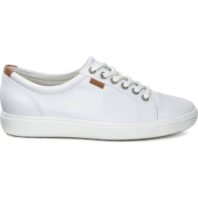 ECCO Soft 7 Sneaker dam Skor Sneaker, Vit White, 39 EU