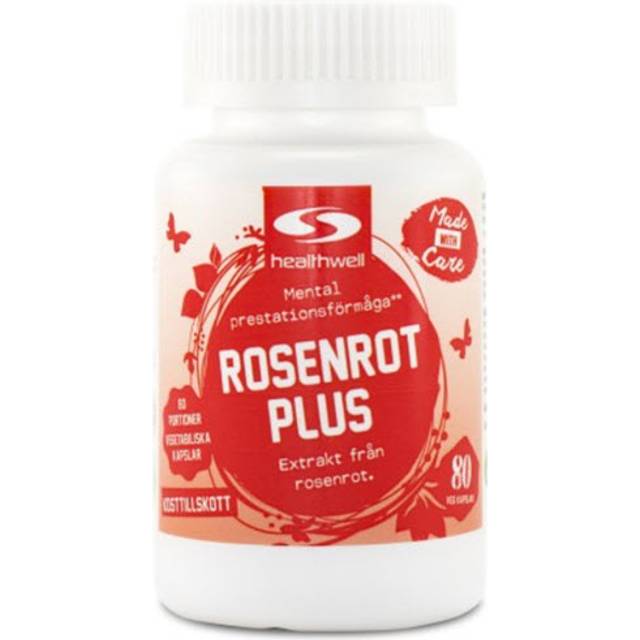 Healthwell Rosenrot Extrakt, 80 kaps