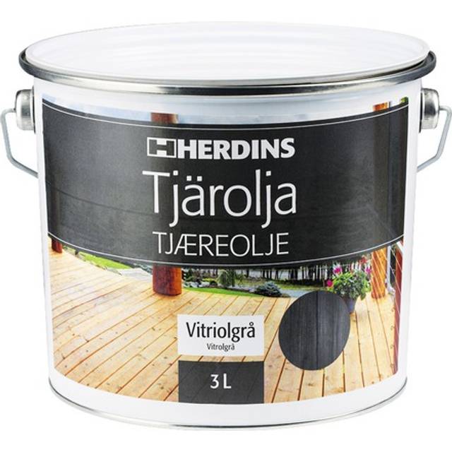 Tjärolja Herdins Vitriolgrå 3L