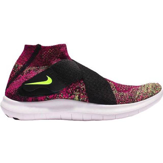 (WMNS) Nike Free RN Motion FK 2017 'Black Volt Racer Pink' 880846-004 - Black/Volt/Racer Pink - 6.5