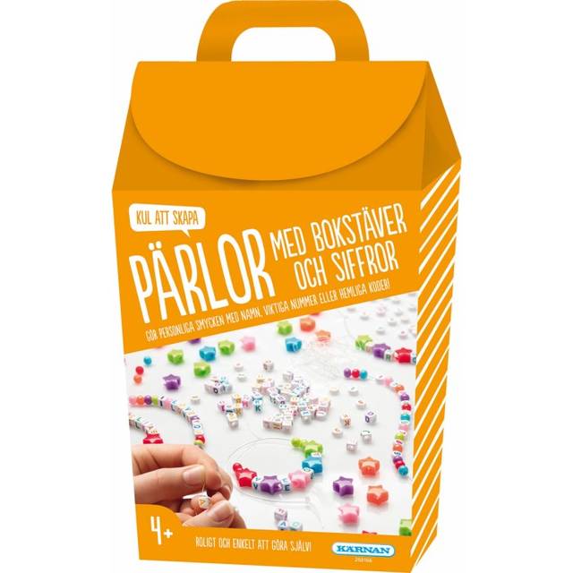 Kärnan Kul att skapa (Pärlor med bokstäver och siffror)