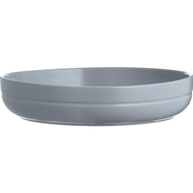 28cm Round Serving Bowl Blue Stoneware Tableware Salad Food Soup Plate Dining