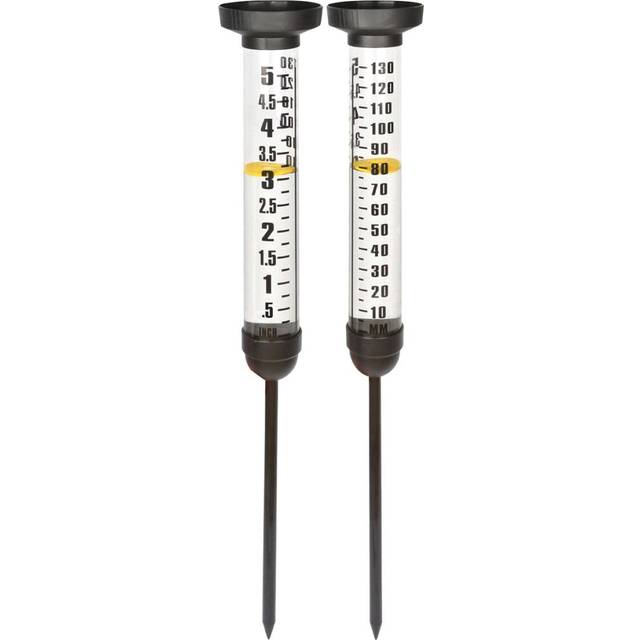 Esschert Design Rain Gauge Pluviometer Measurement Weather Rainfall 130 mm TH86