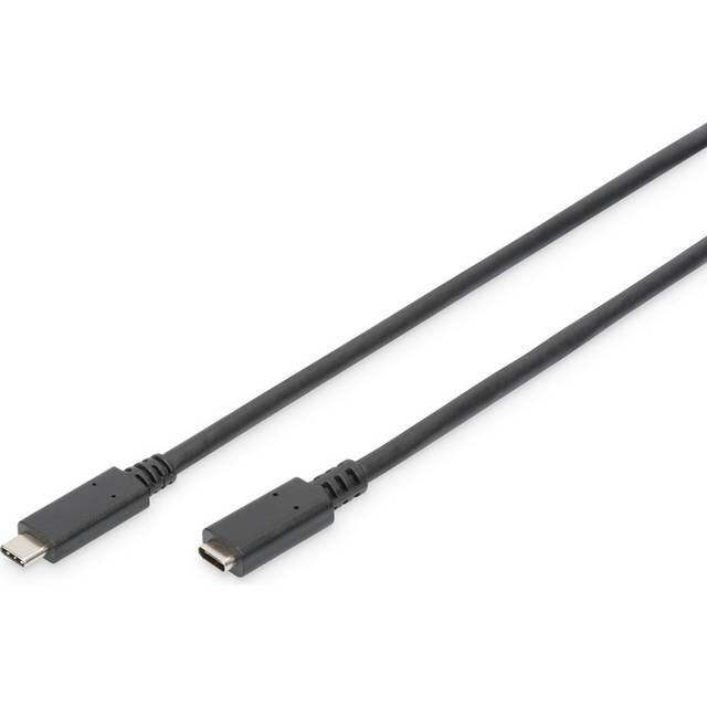 USB Type-C extension cable, type C M/F, 2.0m, 3A, 480MB, Version 2.0, bl