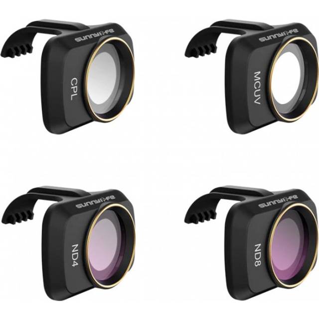 Filter 4-pack - MCUV + CPL + ND4 + ND8 till DJI Mavic Mini / Mini 2 / Mini 2 SE / Mini 4K - Kit