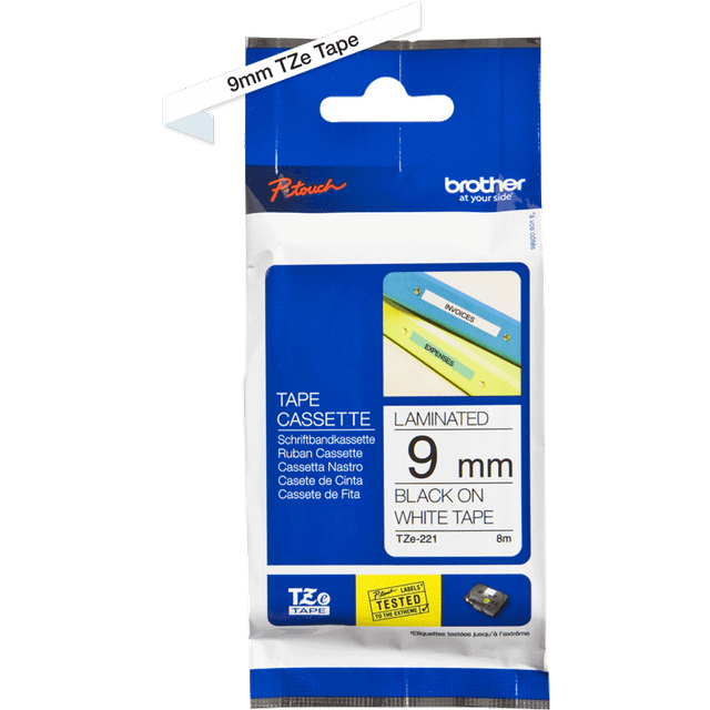 Compatible Label Tape Compatible With Brother PT-7600VP PT-9200DX PT-9200PC PT-9400 TZe221