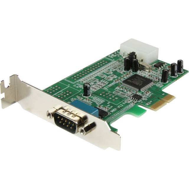 StarTech.com 1 Port Low Profile Native RS232 PCI Express Serial Card with 16550 UART