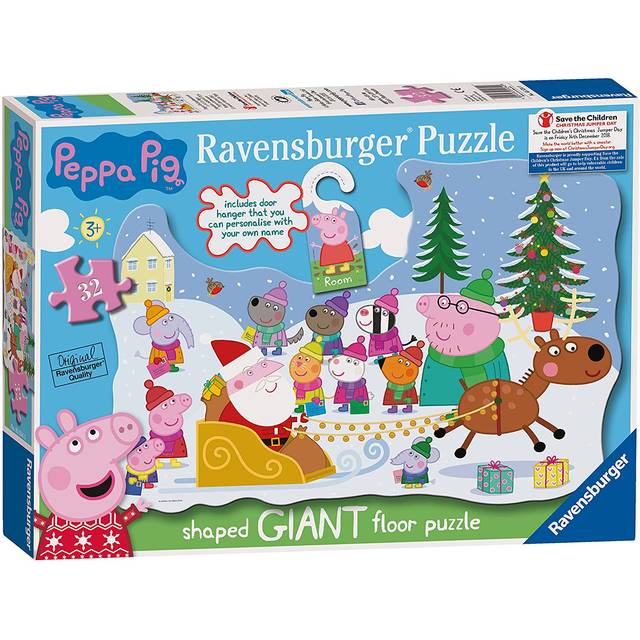 Peppa Pig Christmas with Door Hanger