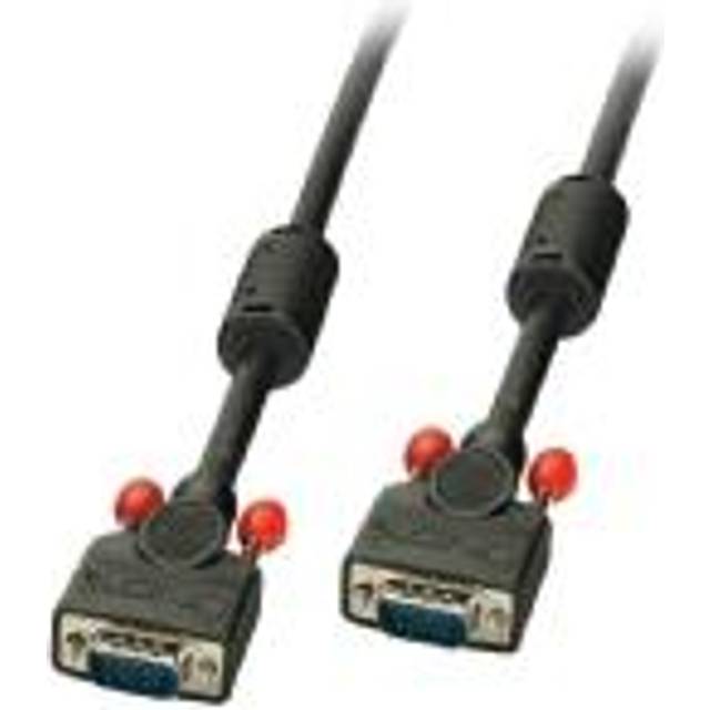 LINDY 36378 – VGA skärmkabel DDC 15 stift HD kontakt/kontakt svart – 15 m