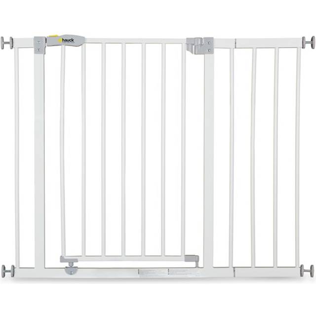 Hauck Open N Stop Safety Gate + 21cm Extension - White, White