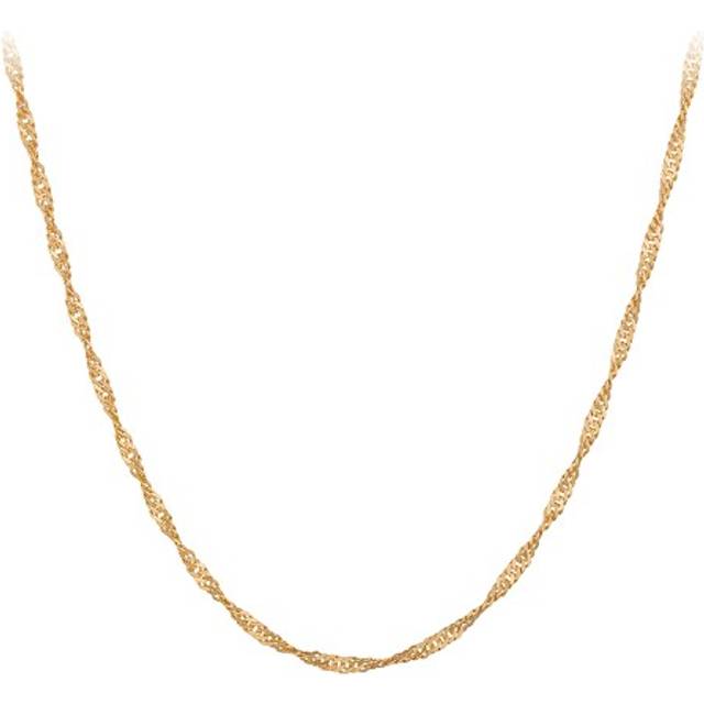 Pernille Corydon Singapore Halsband 18 kt. Guldpläterad Silver n-695-gp-42 - Dam - 925 Sterling Silver - Gold (42 cm)