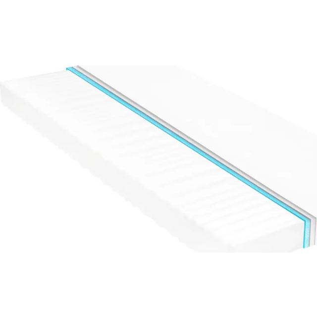 VidaXl Madrass 120X200 Cm 7 Zoner Pu-Skum 10 Cm H2 H3