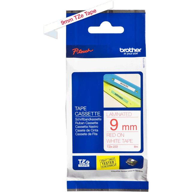 Compatible Label Tape Compatible With Brother PT-H100 PT-H100R PT-H101 PT-H101C TZe221