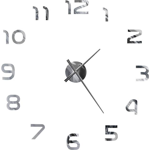 vidaXL 3D Wall Clock Modern Design 100 cm XXL Gold