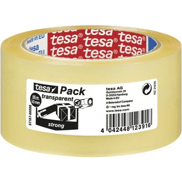 tesa® Packtejp Strong 50mmx66m klar
