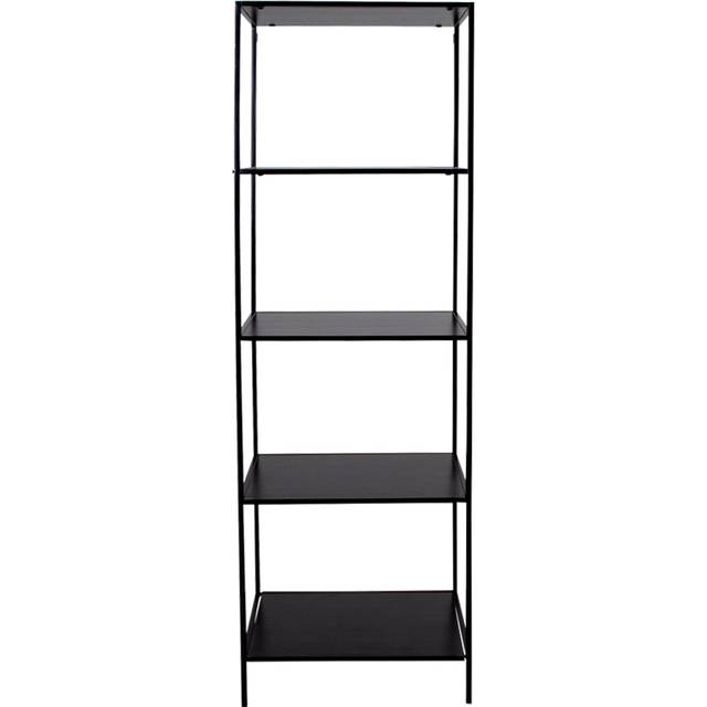 5-shelf rack with frame House Nordic Vita - Noir - 51x36x170 cm