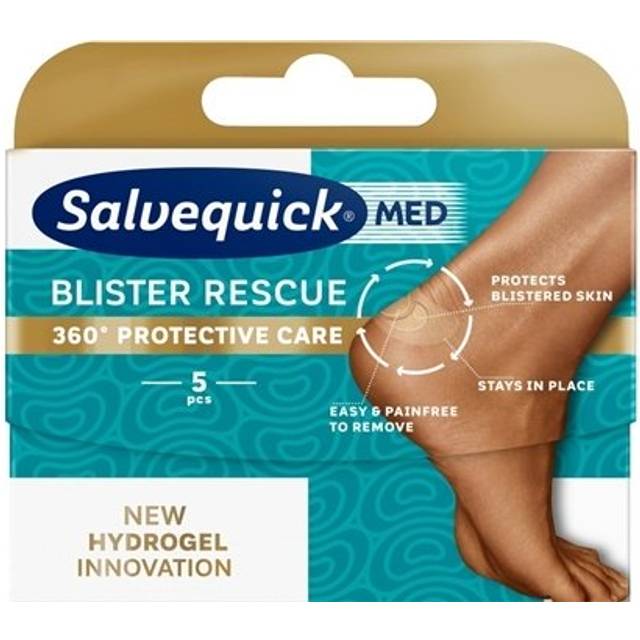 Salvequick MED Blister Rescue Original skoskavsplåster 5 st