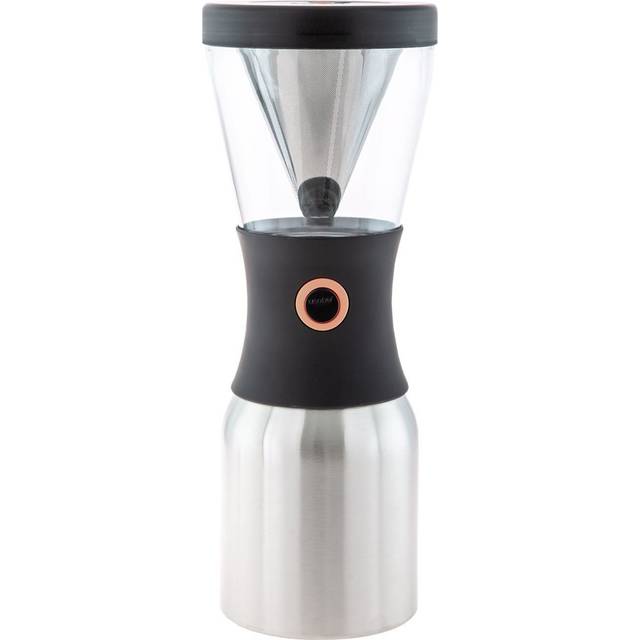 Asobu Portable Cold Brew Coffee Maker Black 1 Litre Black, Black