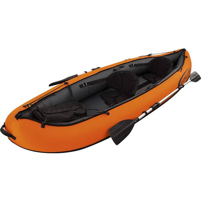 Bestway Two Man Hydro-Force Kayak Sporting Boat Raft with Oars and Pump 65052