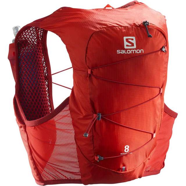 Salomon Active Skin 8 Running Vest Red, Size L