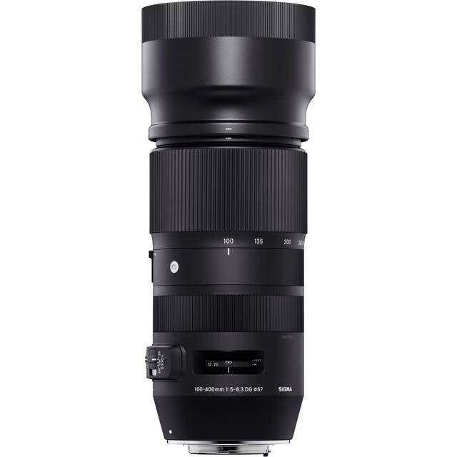 Sigma 100-400mm f/5-6.3 DG DN OS Contemporary Camera Lens for Sony E-Mount in Black