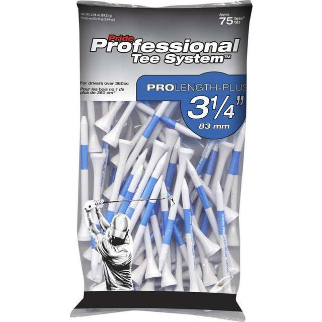PTS Unisex Golf Tees, Golf Tees, påse med 75 Tees