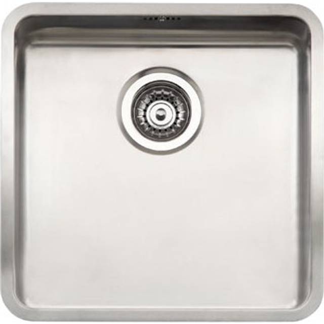 Reginox Ohio 40x40 1.0 Bowl Stainless Steel Kitchen Sink &amp; Waste