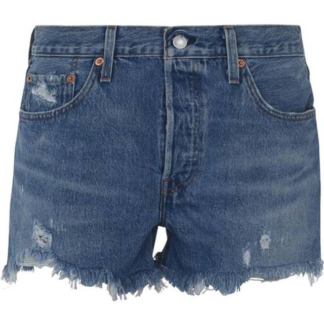 Levi's for woman. 56327-0081 Shorts 501 Original blue (25), Casual, Cotton, Sustainable