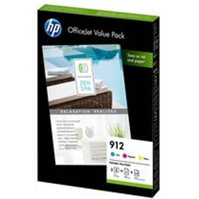 HP 912 CMY Ink and A4 Paper Office Value Pack