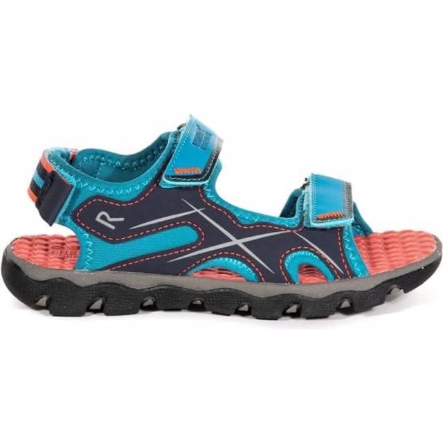 Regatta Kids Kota Drift Lightweight Walking Sandals Enamel Fiery Coral, Size: UK Infant 11 - Blue - Uk Infant 11