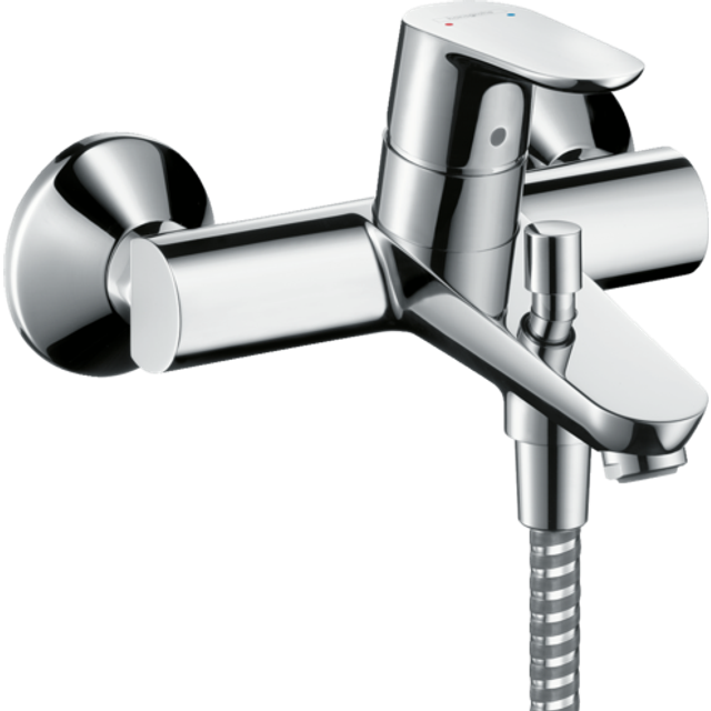 hansgrohe Focus bath and shower mixer, chrome