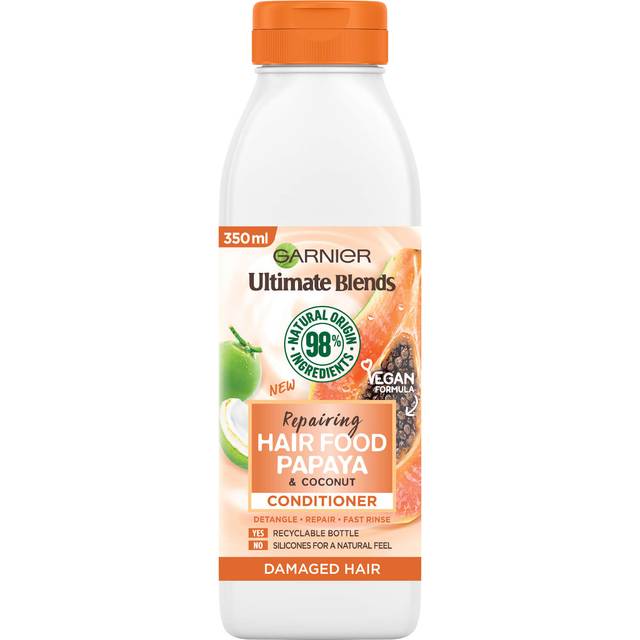 Garnier - Fructis Hair Food Papaya Conditioner For Damaged Hair 350 Ml - Transparent