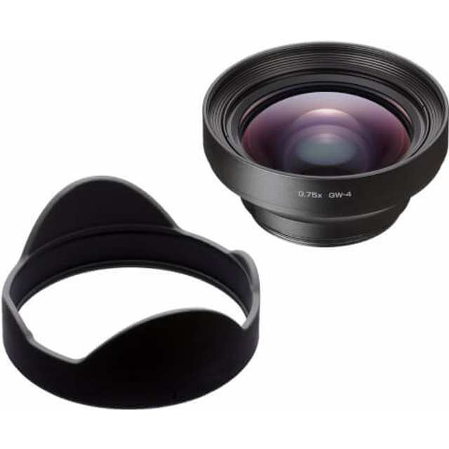 Ricoh GW-4 Wide Conversion Camera Lens in Black