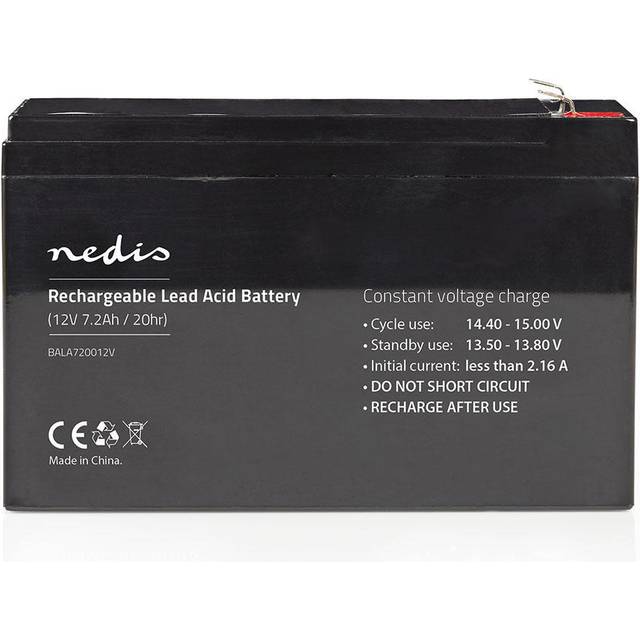 12v 12 Volt 7.2Ah 7200mAh Sealed Rechargeable Lead Acid Battery 151 mm x 65 mm x 95 mm