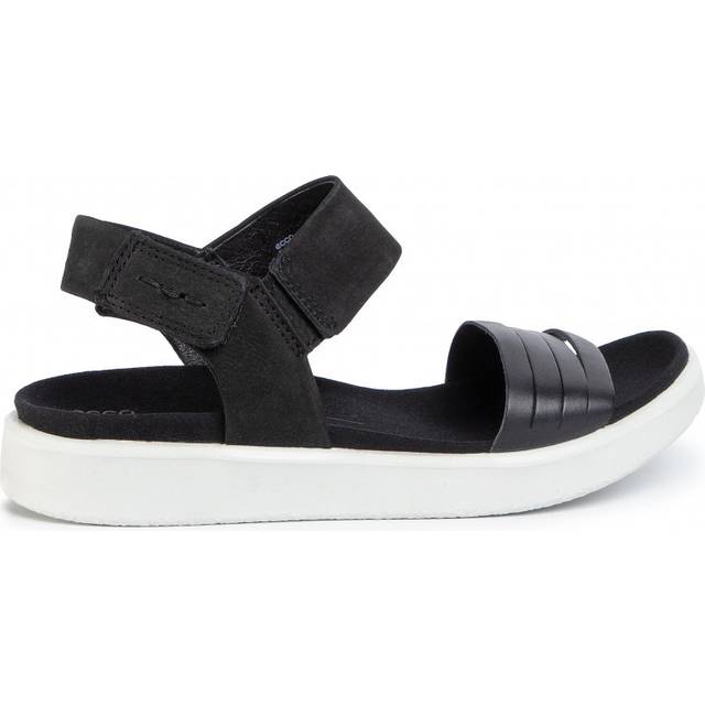 ECCO Damen Flat Sandal, Schwarz, 37 EU