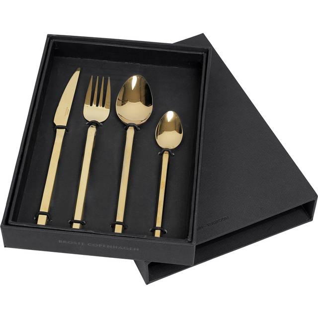 Broste Copenhagen Tvis bestickset 4 delar Titanium rose gold - Guldfärgad