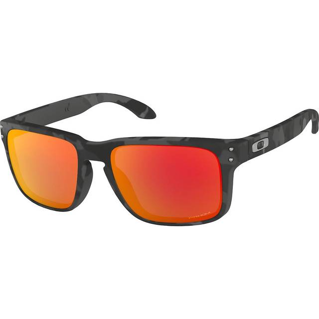Oakley Man OO9102 HOLBROOK 9102E9 Sunglasses O_matter Black Red Squared Normal Prizm